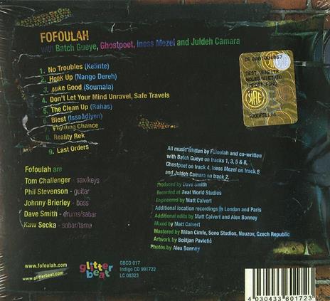 Fofoulah - CD Audio di Fofoulah - 2
