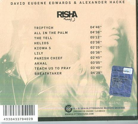 Risha - CD Audio di Alexander Hacke,David Eugene Edwards - 2