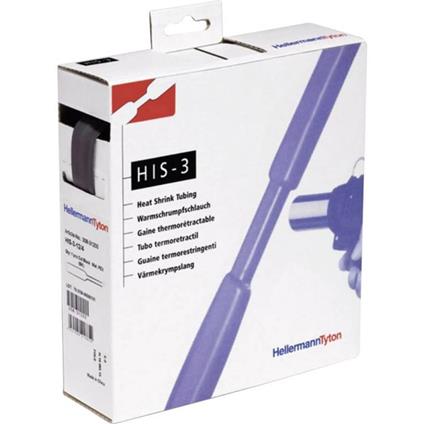 HellermannTyton 308-32400 Guaina termoretraibile senza colla Nero 24 mm Rapporto di restringimento:3:1 3 m