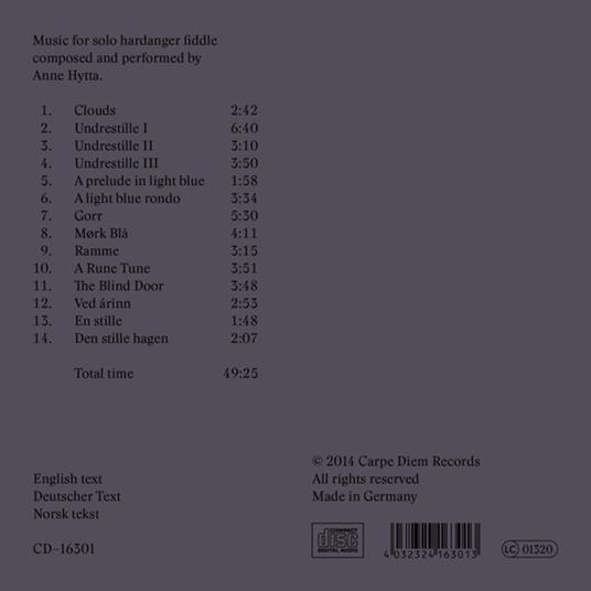 Draumsyn - CD Audio di Anne Hytta - 2