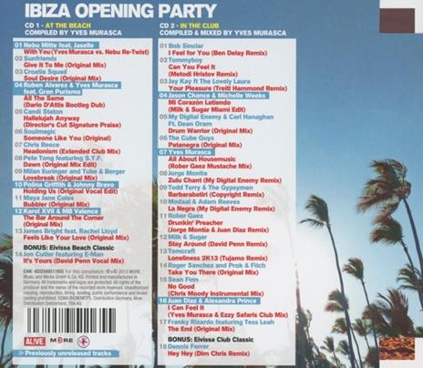 Ibiza Opening Party 2013 - CD Audio - 2