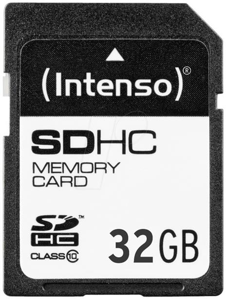 Intenso 32GB SDHC memoria flash Classe 10