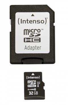 Intenso 32GB microSDHC memoria flash Classe 10 UHS-I