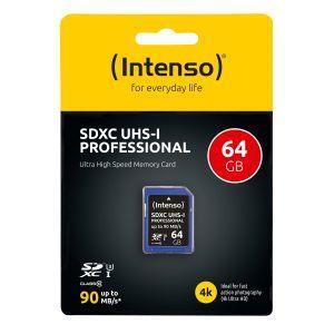 Intenso 64GB SDHC memoria flash Classe 10 UHS - 2