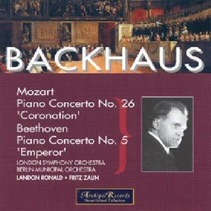 Backhaus - CD Audio di Ludwig van Beethoven,Wolfgang Amadeus Mozart,Wilhelm Backhaus