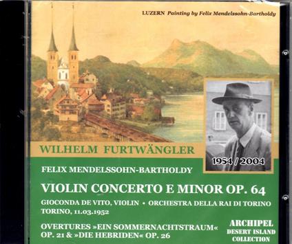 Violin Concerto E Minor op.65 - CD Audio di Felix Mendelssohn-Bartholdy