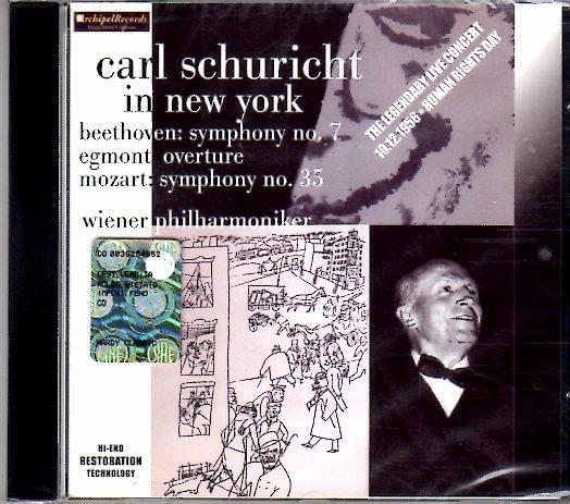 Carl Schuricht in New York - CD Audio di Carl Schuricht