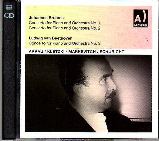 Concertos For Piano &.. - CD Audio di Ludwig van Beethoven,Johannes Brahms