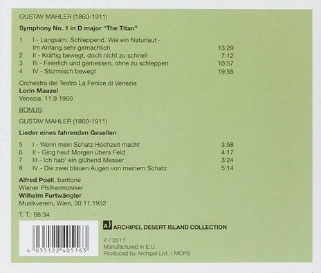 Sinfonia N.1 - CD Audio di Gustav Mahler - 2