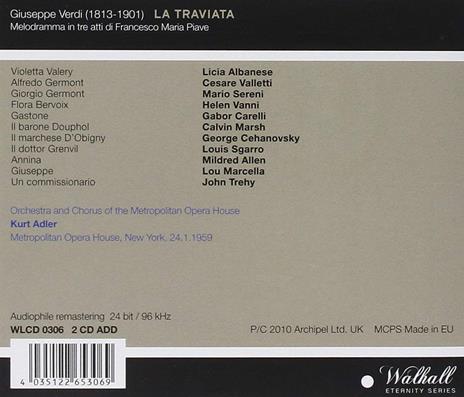 La Traviata - CD Audio di Giuseppe Verdi - 2