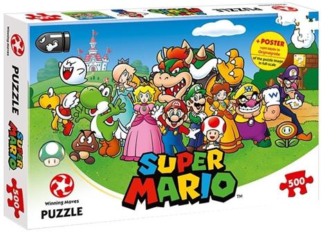 Puzzle Super Mario Mario And Friends, 500 Teile Edizione. Germania - 4