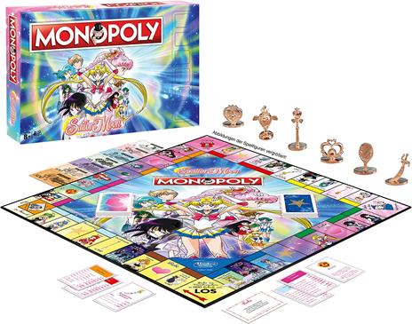 Sailor Moon Gioco Da Tavolo Monopoly *german Version* Winning Moves - 2