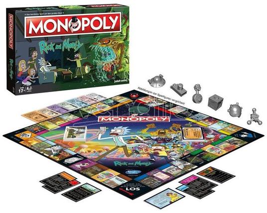Rick E Morty Gioco Da Tavolo Monopoly *german Version* Winning Moves