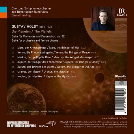 The Planets - CD Audio di Gustav Holst,Daniel Harding - 2