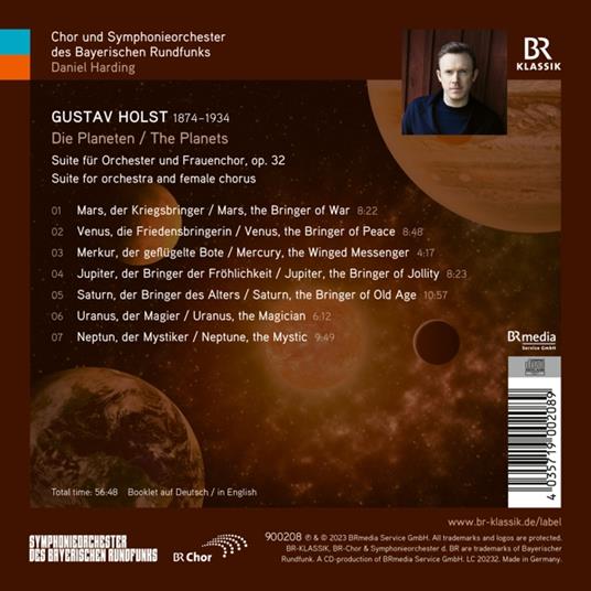 The Planets - CD Audio di Gustav Holst,Daniel Harding - 2