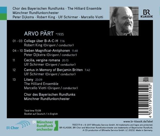 Arvo Pärt. Live - CD Audio di Arvo Pärt - 2