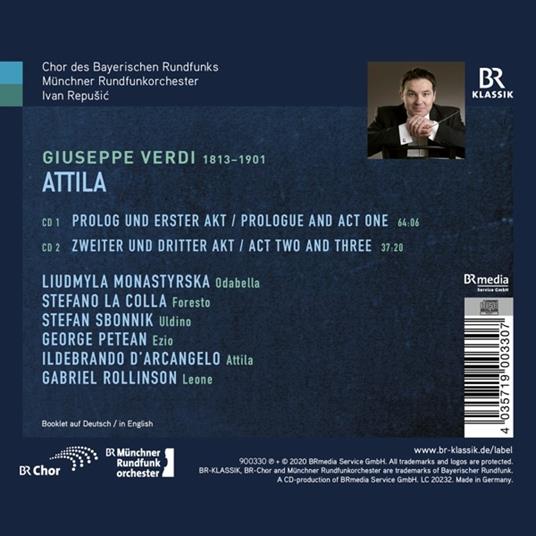 Attila - CD Audio di Giuseppe Verdi,Ivan Repusic - 3