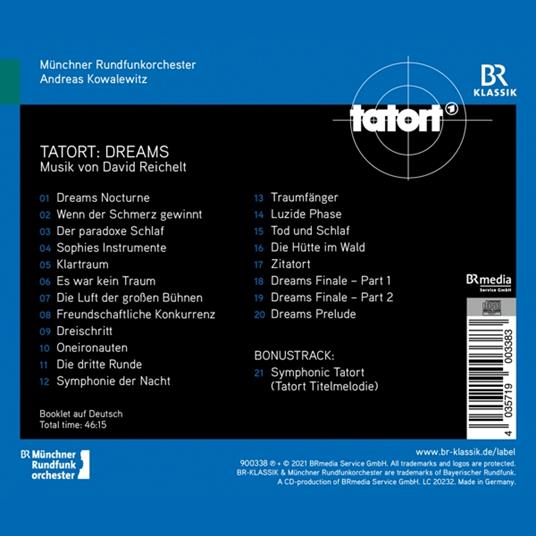 Tatort. Dreams - CD Audio di Munchner Rundfunkorchester - 2