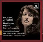 Concerto per pianoforte n.1 / Concerto per pianoforte n.18 - CD Audio di Ludwig van Beethoven,Wolfgang Amadeus Mozart,Martha Argerich,Mariss Jansons,Orchestra Sinfonica della Radio Bavarese