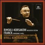 La Grande Paqua Russa / Sinfonia in Re minore - CD Audio di César Franck,Nikolai Rimsky-Korsakov,Kyril Kondrashin,Orchestra Sinfonica della Radio Bavarese