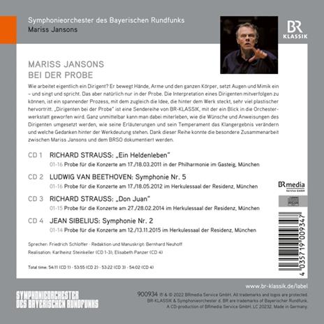 Dirigent Bei der Probe vol.2 - CD Audio di Ludwig van Beethoven,Mariss Jansons - 2