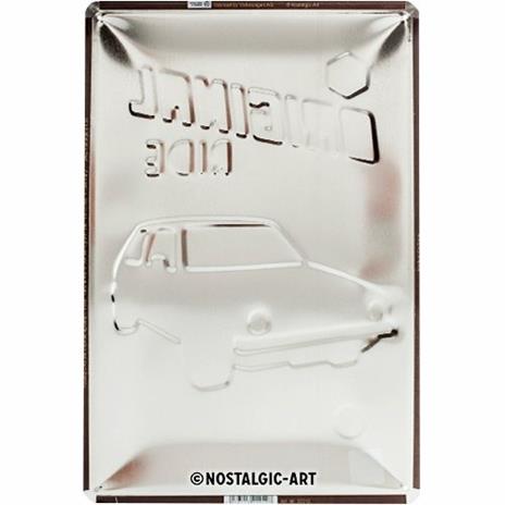 Cartello Tin Sign 20 x 30cm VW Golf - The Original Ride, 30x0x20 cm - 3