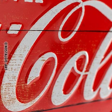 Cartello Tin Sign 20 x 30cm Coca-Cola - Logo Red Wave, 30x0x20 cm - 3