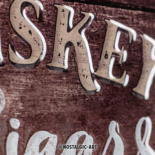 Cartello Tin Sign 20 x 30cm Whiskey, 30x0x20 cm - 3