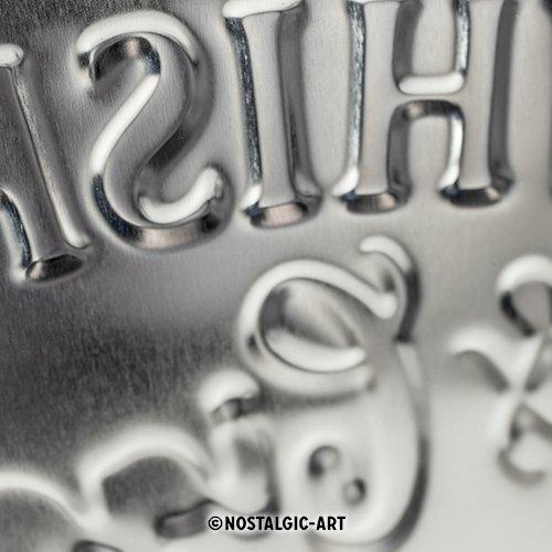 Cartello Tin Sign 20 x 30cm Whiskey, 30x0x20 cm - 4