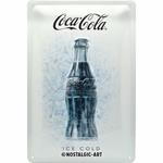 Cartello Tin Sign 20 x 30 cm Coca-Cola - Ice White