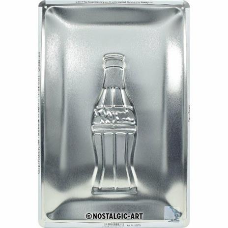 Cartello Tin Sign 20 x 30 cm Coca-Cola - Ice White - 2