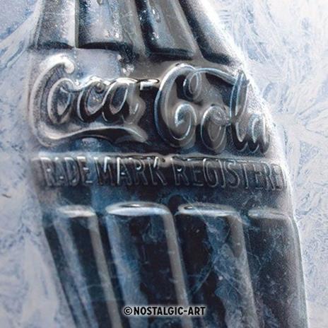 Cartello Tin Sign 20 x 30 cm Coca-Cola - Ice White - 3