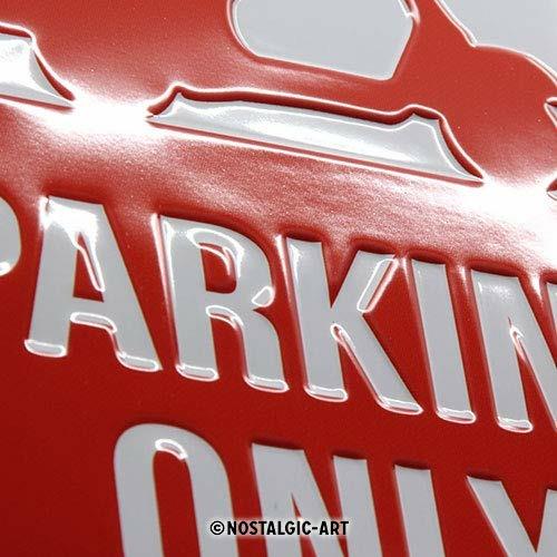Cartello In Lamiera Vespa - Parking Only - 3