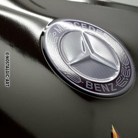 Cartello Tin Sign 30 x 40 cm Mercedes-Benz - Logo Evolution - 3
