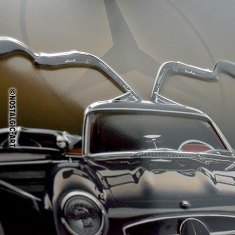 Cartello Tin Sign 30 x 40 cm Mercedes-Benz - 3 Cars - 3