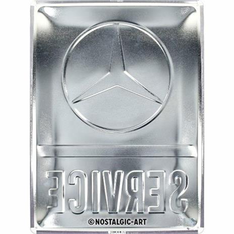 Cartello Tin Sign 30 x 40 cm Mercedes-Benz - Service - 2
