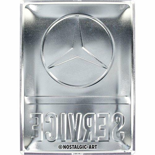 Cartello Tin Sign 30 x 40 cm Mercedes-Benz - Service - 2