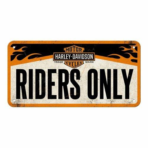 Cartello Hanging Sign Harley-Davidson - Riders Only, 20x0x10 cm - 3