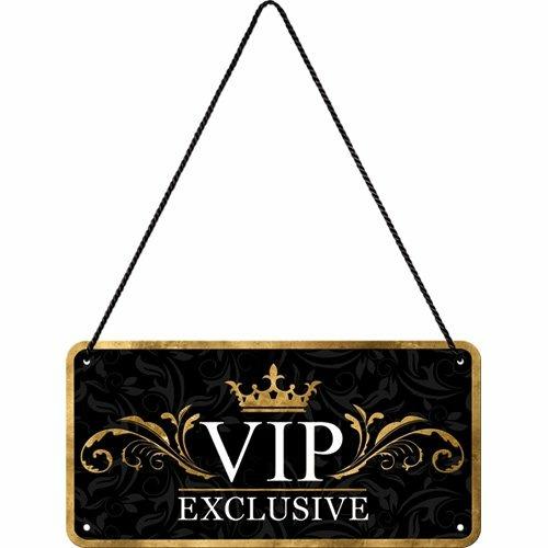 Cartello Hanging Sign VIP Exclusive, 20x0x10 cm