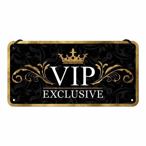 Cartello Hanging Sign VIP Exclusive, 20x0x10 cm - 2
