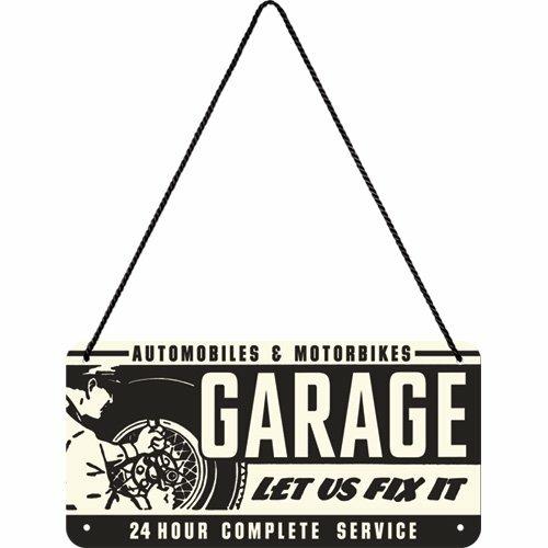 Cartello Hanging Sign Garage, 20x0x10 cm