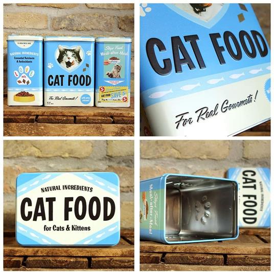 Scatola L Tin Box L Cat Food - Love Mix, 14x20x10 cm - 3