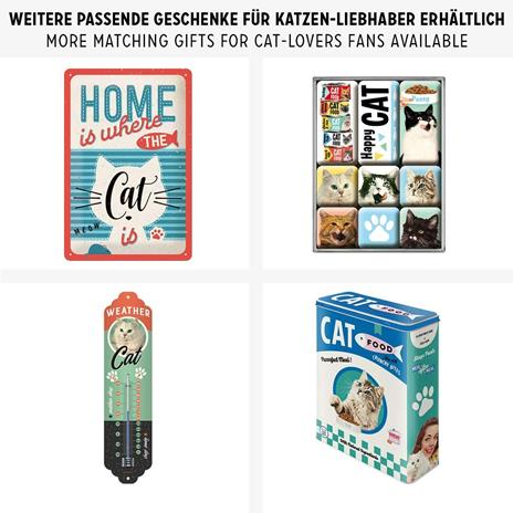 Scatola L Tin Box L Cat Food - Love Mix, 14x20x10 cm - 5