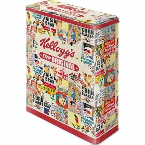 Scatola XL Tin Box XL Kellogg's The Original Collage, 19x26x8 cm