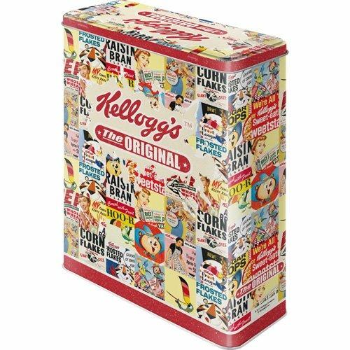 Scatola XL Tin Box XL Kellogg's The Original Collage, 19x26x8 cm - 2
