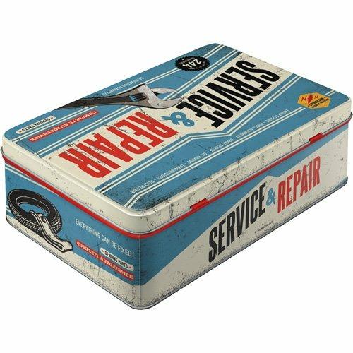 Scatola bassa Tin Box Flat Service & Repair, 16x7x23 cm - 2