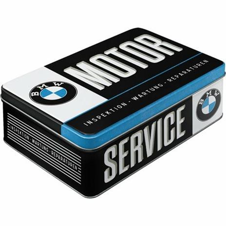 Scatola bassa Tin Box Flat BMW - Service, 16x7x23 cm