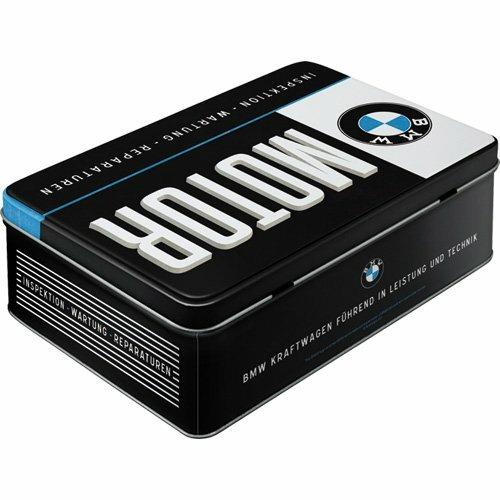 Scatola bassa Tin Box Flat BMW - Service, 16x7x23 cm - 2