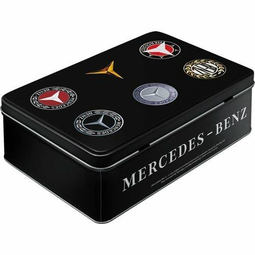 Scatola bassa Tin Box Flat Mercedes-Benz - Logo Evolution - 2