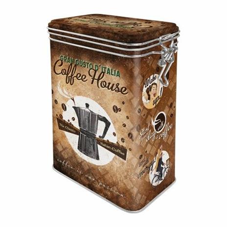 Scatola con chiusura ermetica Clip Top Box Coffee House, 11x18x8 cm - 2